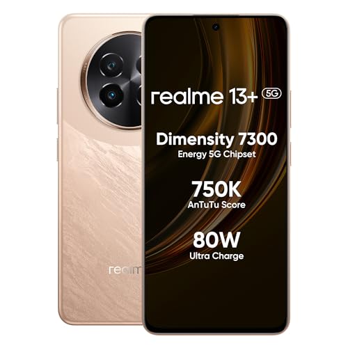 realme 13+ 5G Victory Gold 8GB RAM 256GB Storage