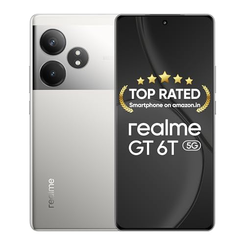 Realme GT 6T 5G Fluid Silver 8GB RAM+256GB Storage